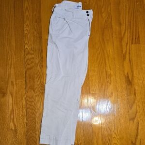 Elegant Women's Cream Wide Leg Pants